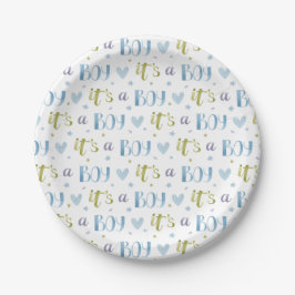 Assiettes En Carton C'est un nouveau bébé Plaque papier