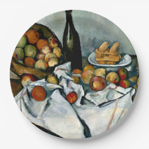 Assiettes En Carton Cezanne - Panier de pommes