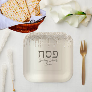 Assiettes En Carton Champagne Driving Juif Holiday Seder