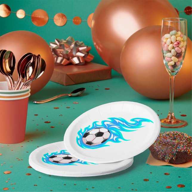Assiettes En Carton Championnat de football (Créateur téléchargé)