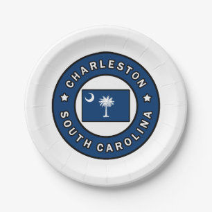 Assiettes En Carton Charleston Caroline du Sud