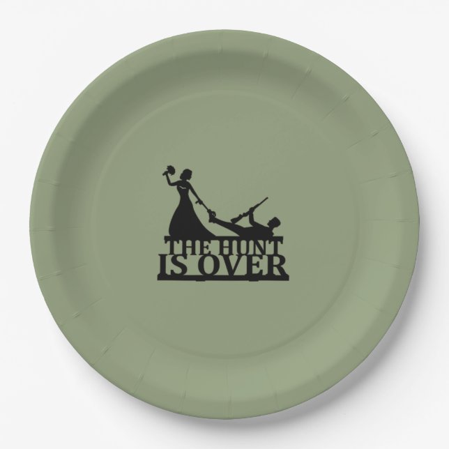 Assiettes En Carton Chasse (Devant)