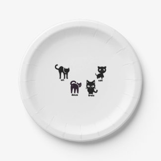 Assiettes En Carton chat