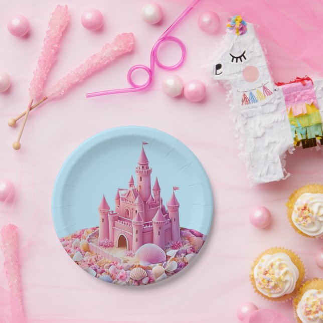 Assiettes En Carton Château Whimsical Shoreline (Fête)
