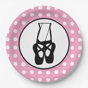 Assiettes En Carton Chaussons Bleu Noir En Pointe