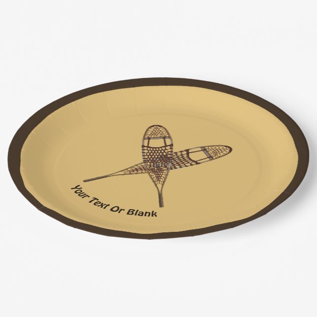 Assiettes En Carton Chaussures (Angle)