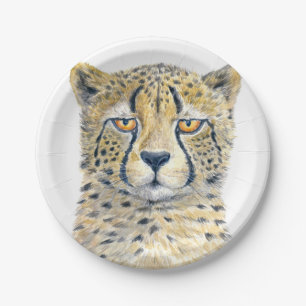 Assiettes En Carton Cheetah