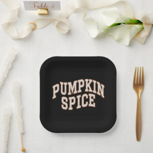 Assiettes En Carton Chemise d'automne de Thanksgiving au goût de citro