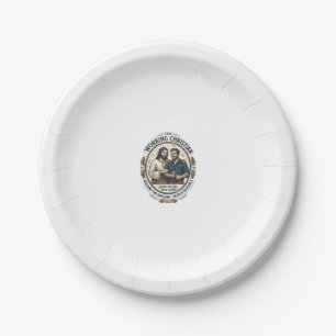 Assiettes En Carton Chemise des métiers de la construction de Jésus Gr