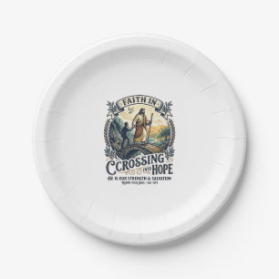 Assiettes En Carton Chemise Jésus Immigration Nouveau Départ Courage C