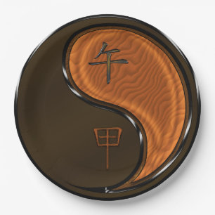 Assiettes En Carton Cheval de Bois