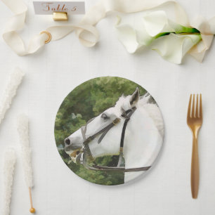 ASSIETTES EN CARTON CHEVAUX