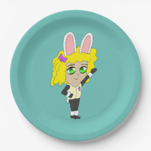 Assiettes En Carton chibi bunnygirl