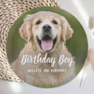 Assiettes En Carton Chien Chien Chien Chien Anniversaire Fête Personn