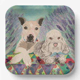 Assiettes En Carton Chiens de pique-nique
