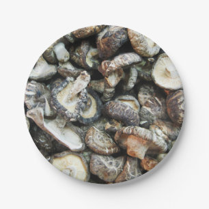 Assiettes En Carton Chiitake Musrooms
