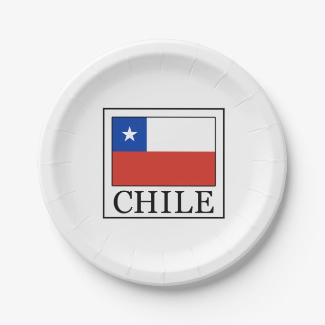 Assiettes En Carton Chili (Devant)