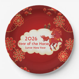 Assiettes En Carton Chinese New Year