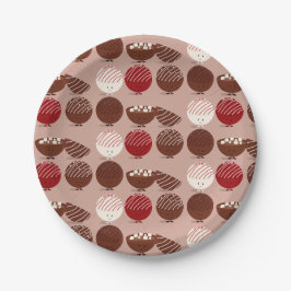 Assiettes En Carton Chocolat Chaud Bombe nourriture