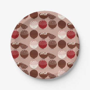 Assiettes En Carton Chocolat Chaud Bombe nourriture