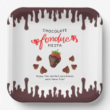Chocolat Fondue Fiesta Coeurs fraises Anniversaire