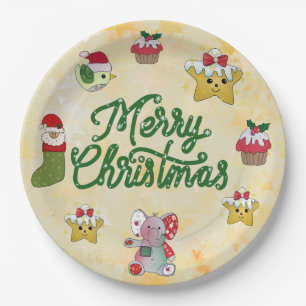 Assiettes En Carton Christmas bunt