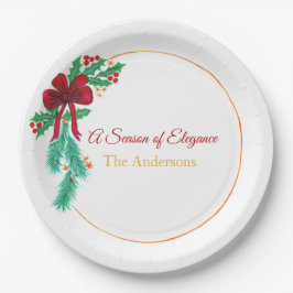 Assiettes En Carton Christmas Paper Plates – Festive Holiday 