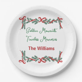 Assiettes En Carton Christmas Paper Plates – Holiday Celebrations