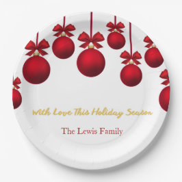Assiettes En Carton Christmas Paper Plates– Holiday Party Table Esse