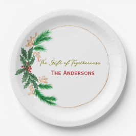Assiettes En Carton Christmas Paper Plates –  Party Table Accessories