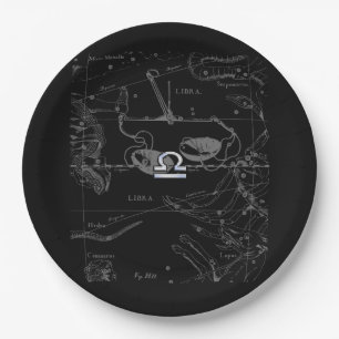 Assiettes En Carton Chrome Style Libra Zodiac Connexion Hevelius