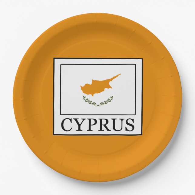 Assiettes En Carton Chypre (Devant)