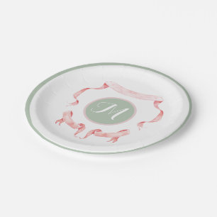 Assiettes En Carton Cimetière Chinoiserie Green Ribbons Logo