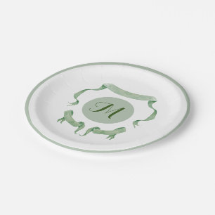 Assiettes En Carton Cimetière Chinoiserie Green Ribbons Logo