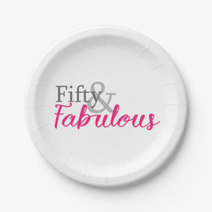 Assiettes En Carton Cinquante et fabuleux Plaques papier fête d'annive