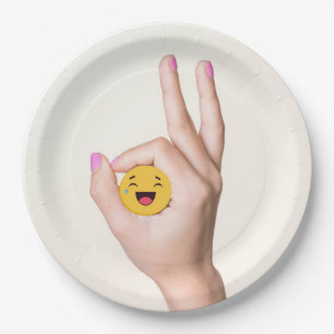 Assiettes En Carton Circle Game Ok Vous A Eu