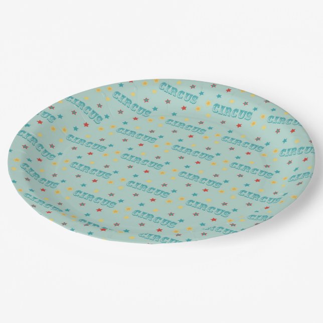 Assiettes En Carton Cirque (Angle)