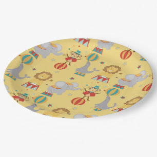 Assiettes En Carton Cirque