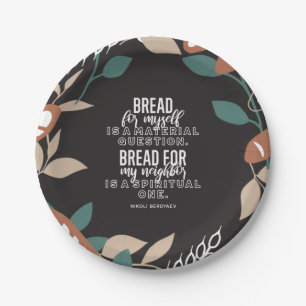 Assiettes En Carton Citations de pain de Nikoli Berdyaev