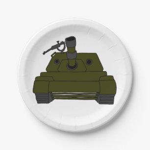 Assiettes En Carton Citerne militaire