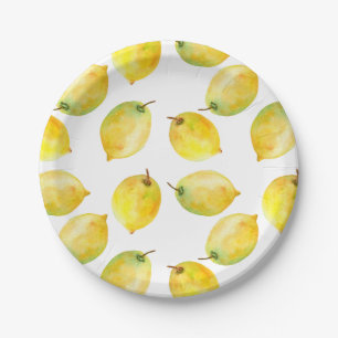 Assiettes En Carton Citrons