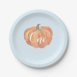Assiettes En Carton Citrouille Fall First Birthday Party Plaques papie