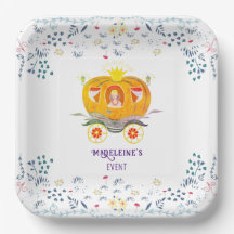 Citrouille Princesse Carriage Fleurs sauvages Anni