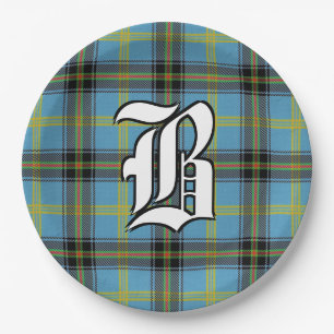 Assiettes En Carton Clan Bell Tartan Plaid
