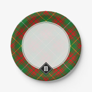 Assiettes En Carton Clan Bruce Hunting Tartan