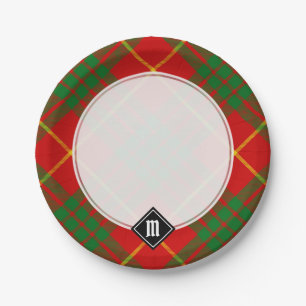 Assiettes En Carton Clan Cameron Tartan