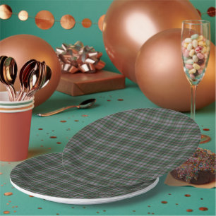 Assiettes En Carton Clan écossais de Craig Tartan