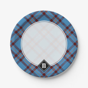 Assiettes En Carton Clan Elliot Plaques Tartan anciennes