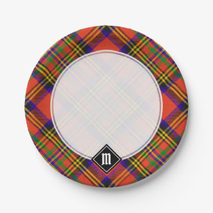 Assiettes En Carton Clan Hepburn Tartan