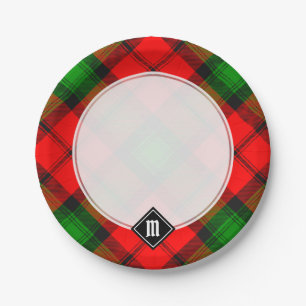 Assiettes En Carton Clan Kerr Tartan